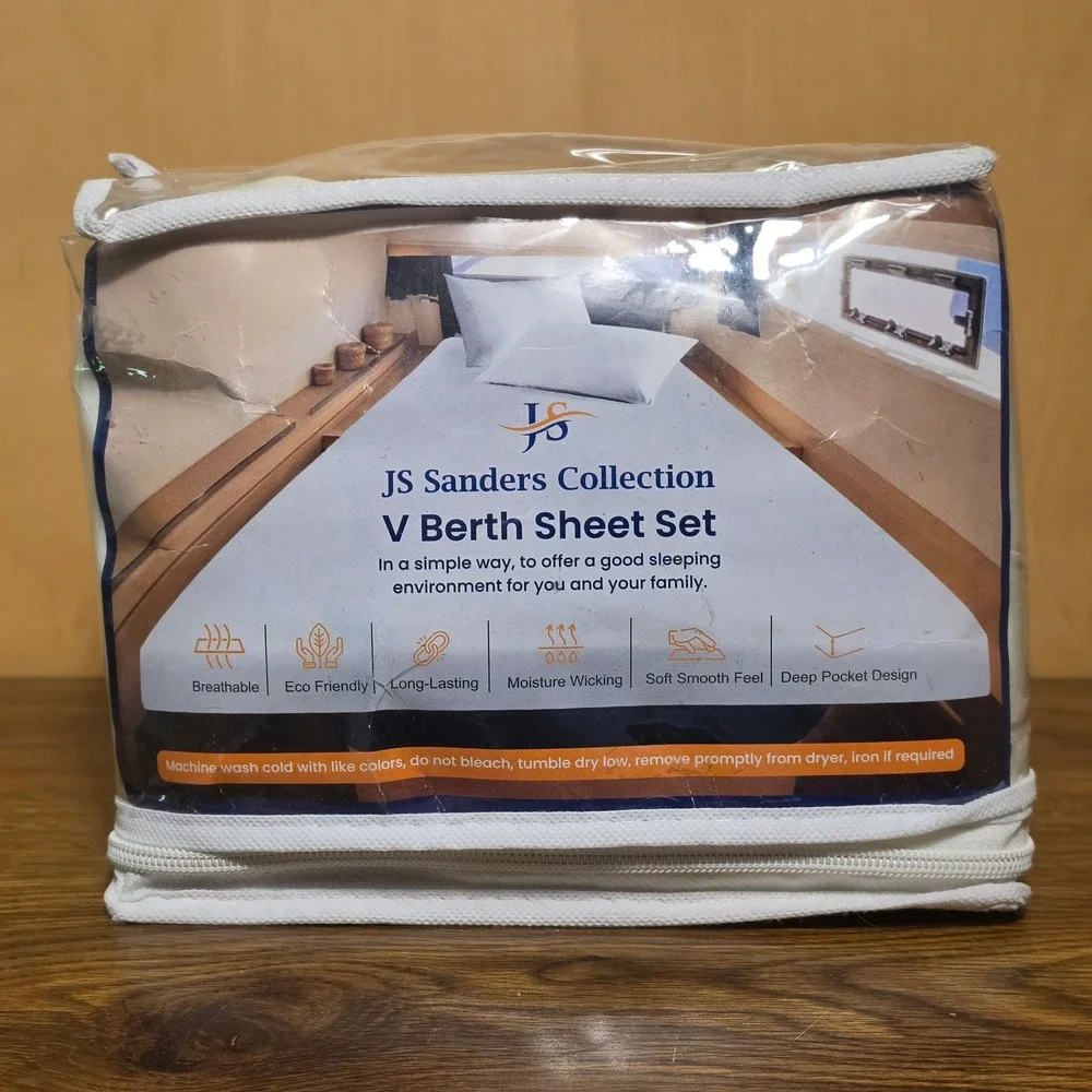 JS Sanders Universal V Berth Fitted Sheet 1000 TC 8
